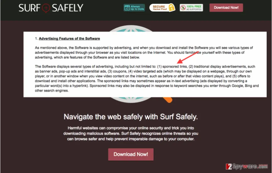 Ads by Surf Safely: surf safely virus
