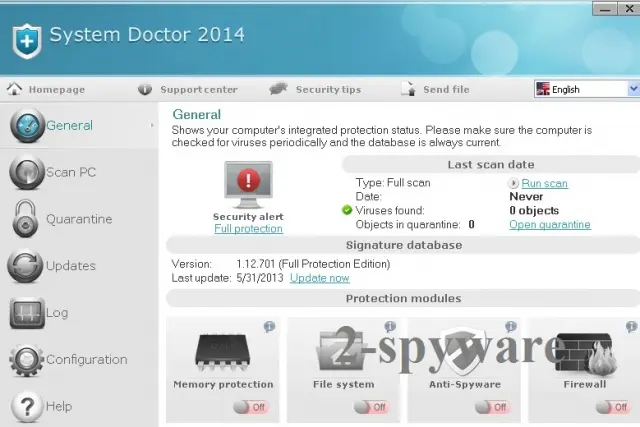 System Doctor 2014: 1