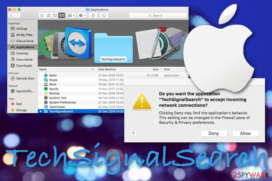 TechSignalSearch: tech signal search adware