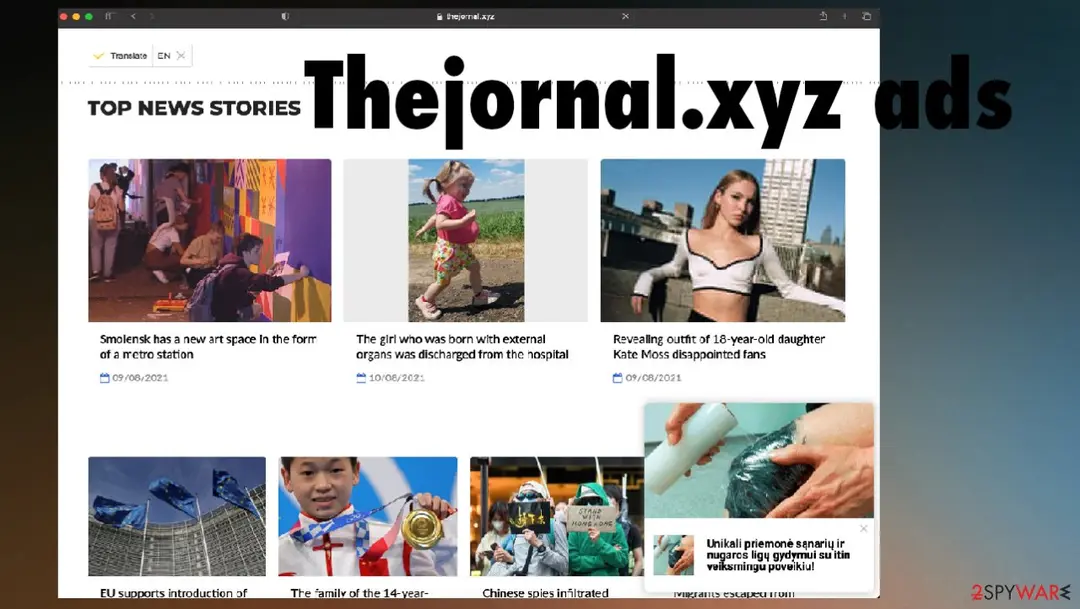 Thejornal.xyz: thejornal xyz notification virus