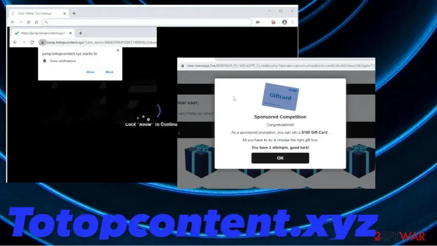 Totopcontent.xyz: totopcontent xyz virus
