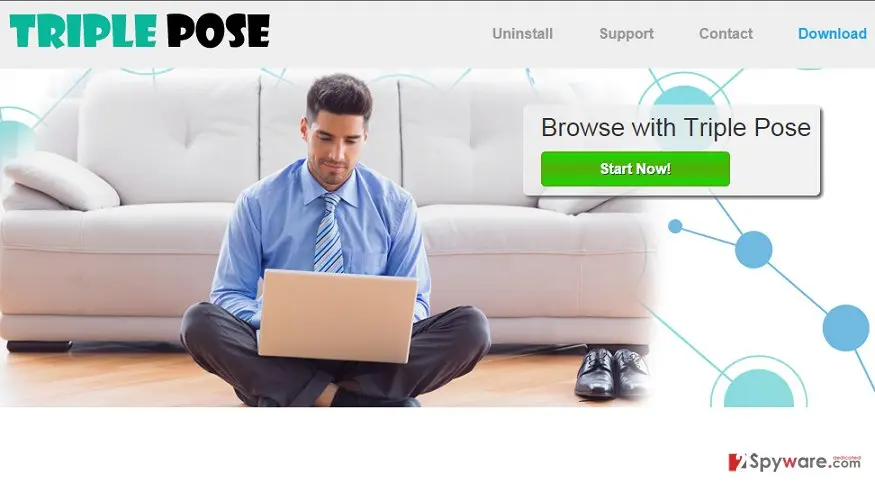 Triple Pose ads: screenshot