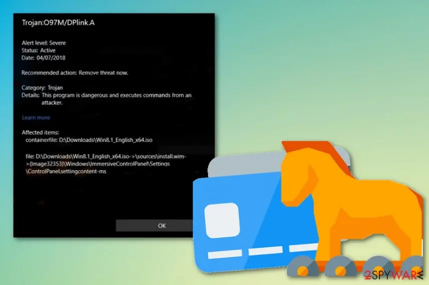 Trojan:O97M/DPLink.A: trojan o97m dplink a