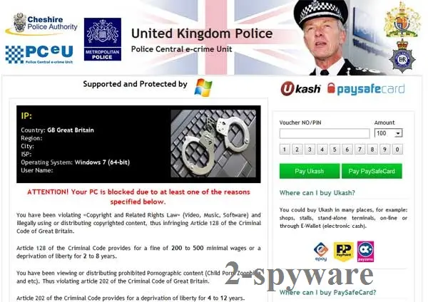 UK Police virus: 1