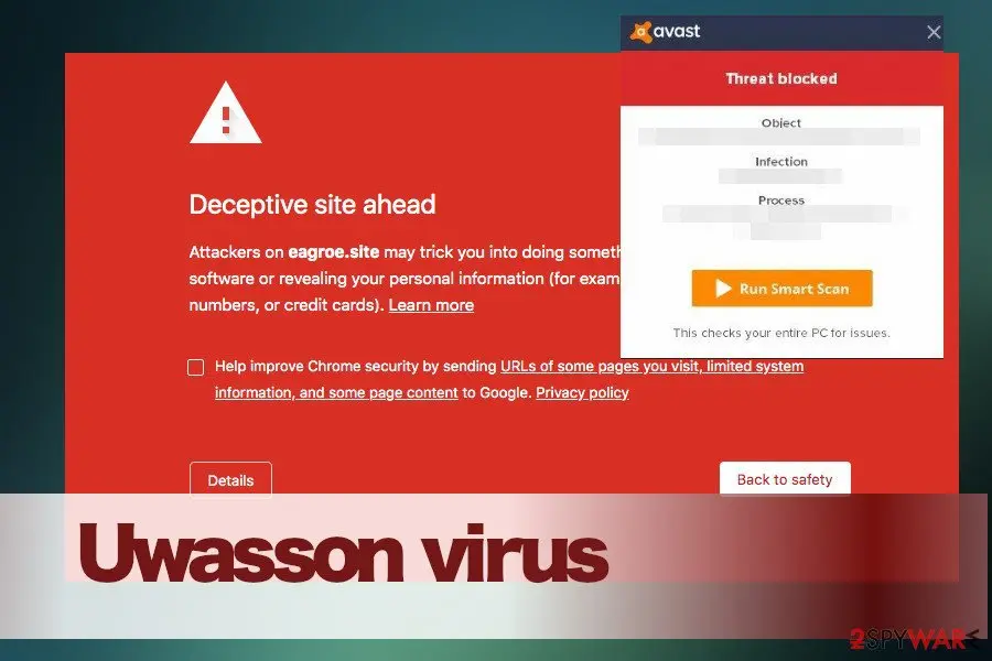 Screenshot of Uwasson: malware 2