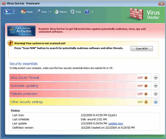 Screenshot of Virus Doctor: screenshot