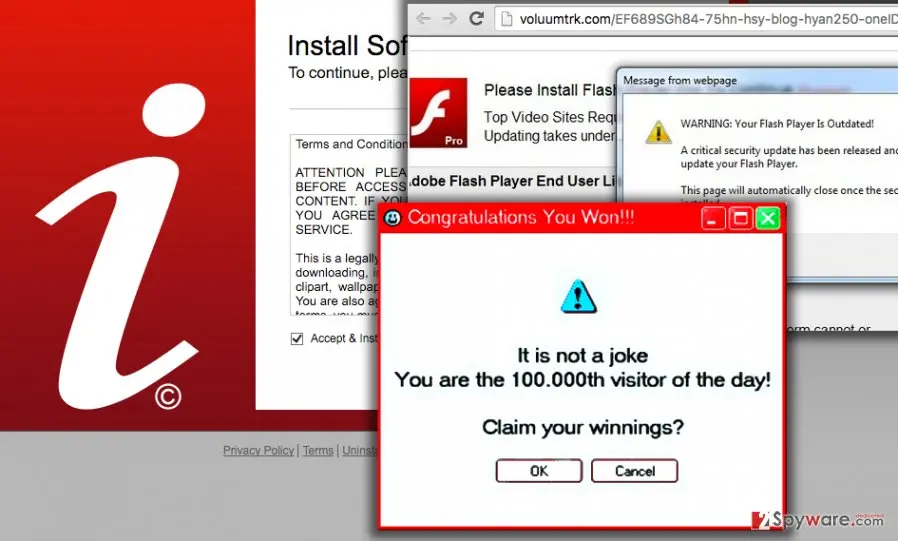 Voluumtrk: com ads are fake