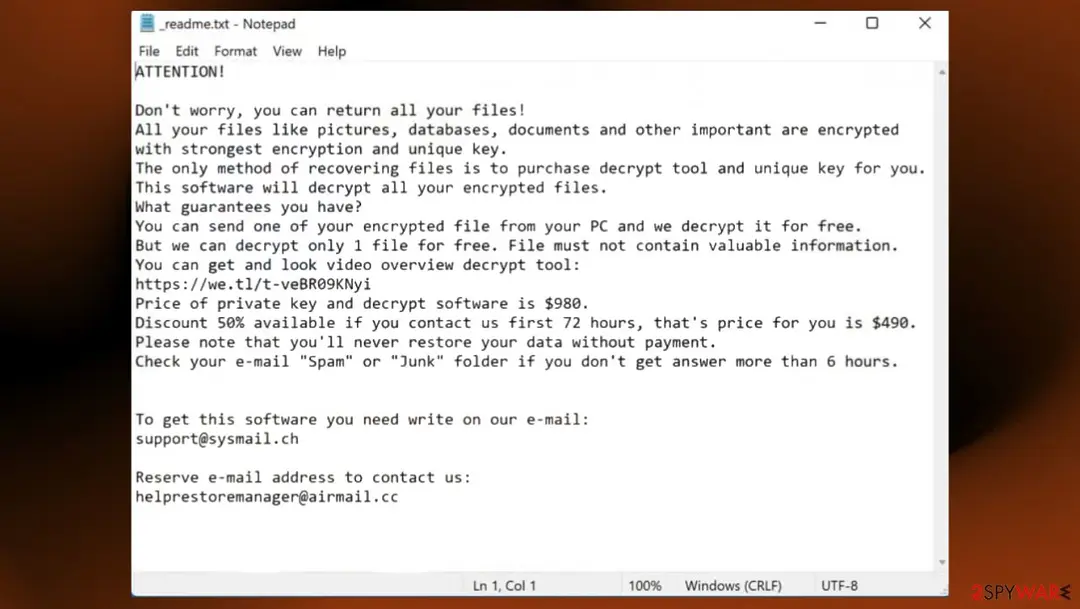 Vtym file virus: vtym ransomware
