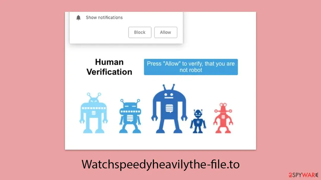 Watchspeedyheavilythe-file.to: watchspeedyheavilythe file to push notification virus