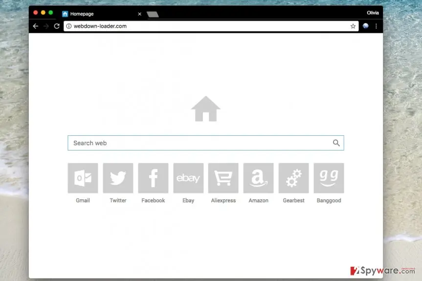 Webdown: loader com virus search