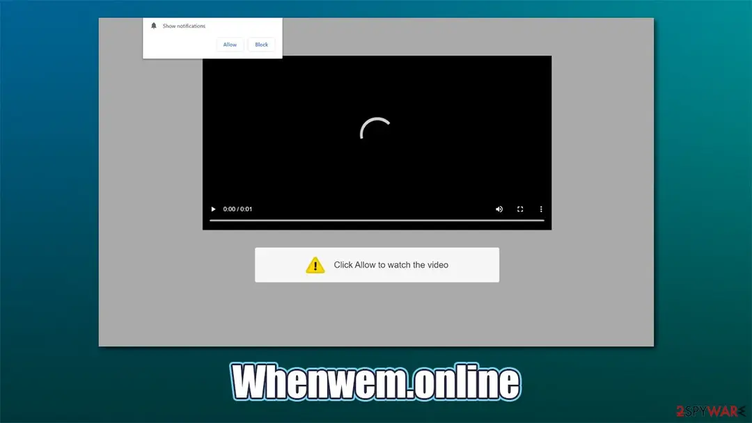 Whenwem.online: whenwem online push notification virus