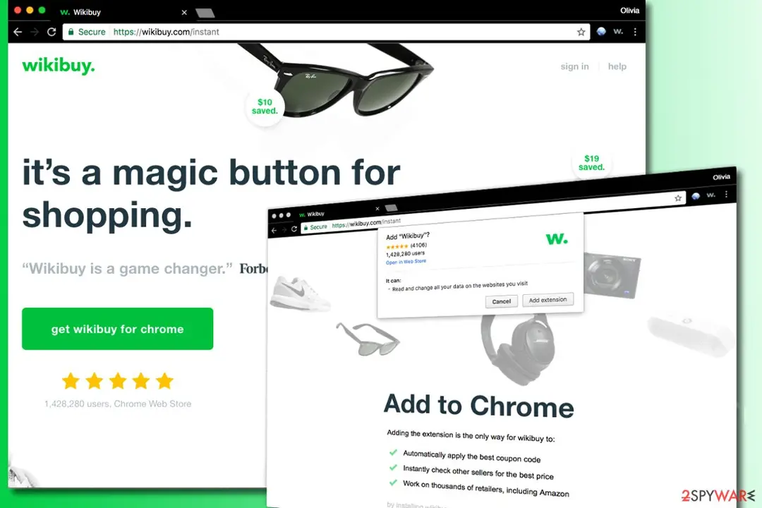 Wikibuy add: wikibuy extension