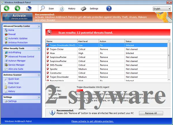 Windows AntiBreach Patrol: 1