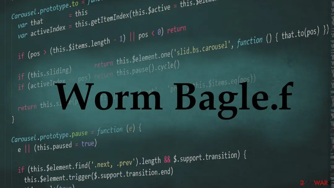 Worm Bagle.f: worm bagel f