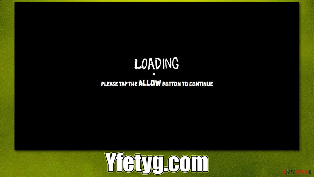 Yfetyg.com: yfetyg com push notification virus