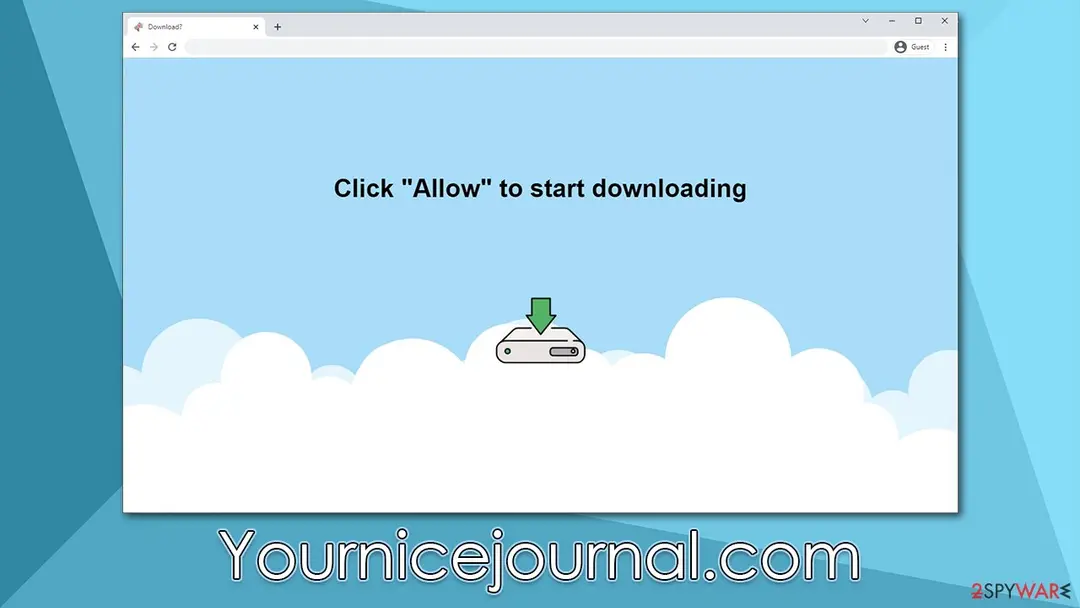Yournicejournal.com: yournicejournal com push notification virus