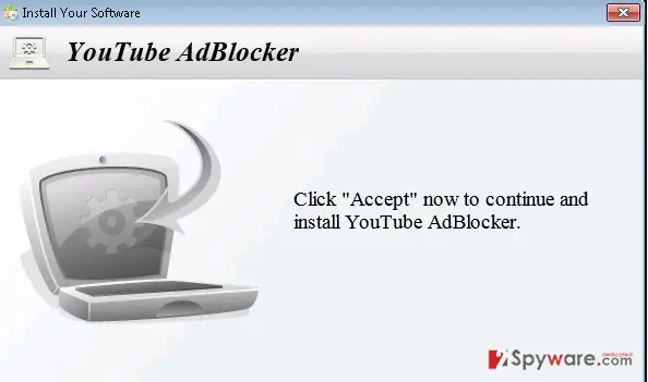 YoutubeAdBlocker adware: youtube adblocker