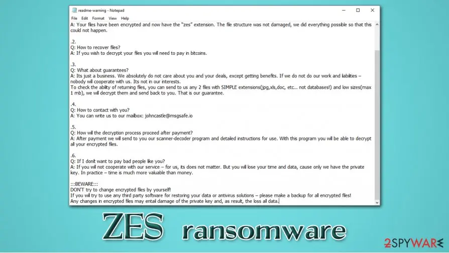 ZES ransomware: file locking virus makop version