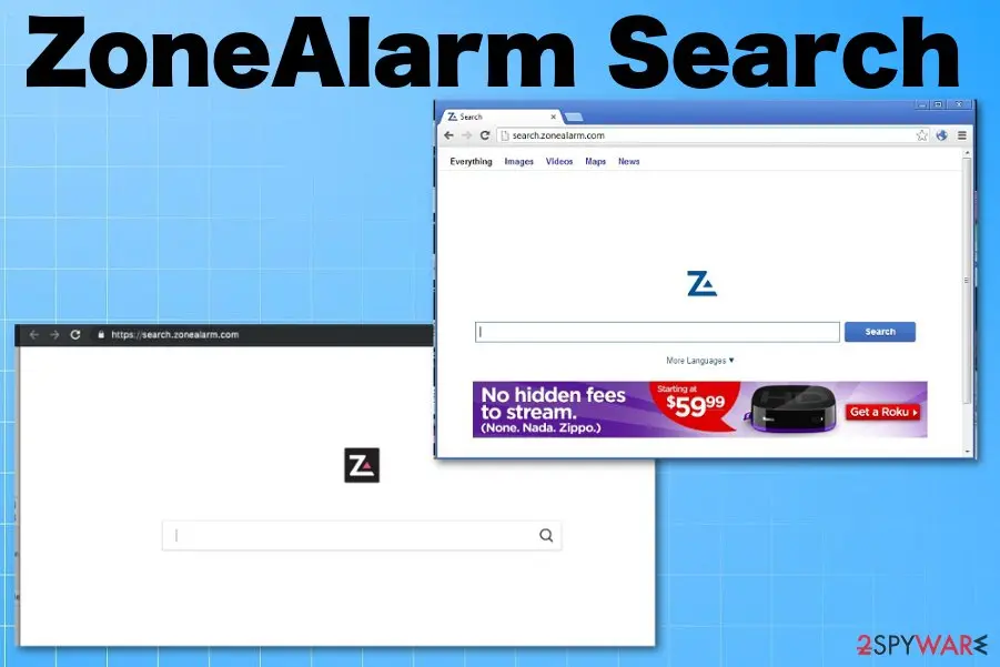 ZoneAlarm Search: browser hijacker