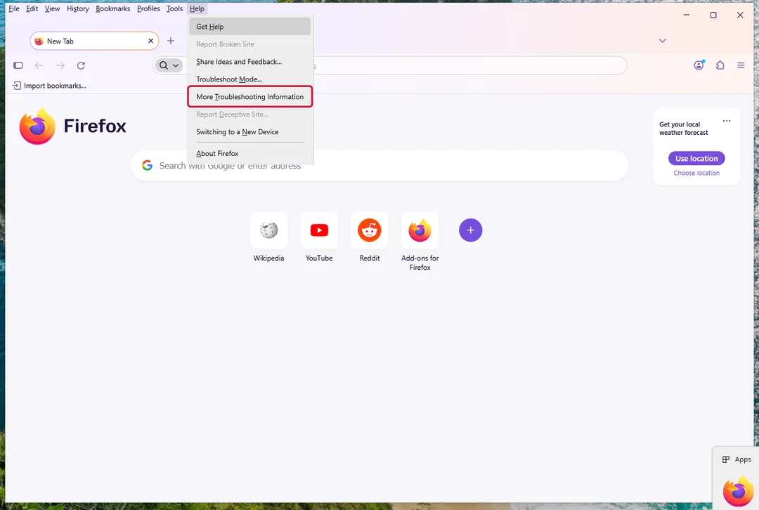 Help, More troubleshooting information