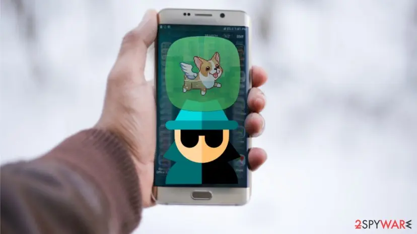 Android app distributing malware