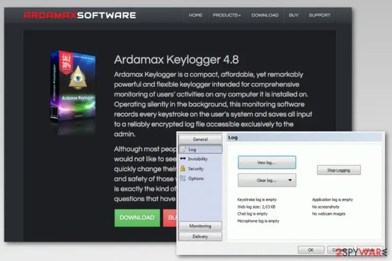 Ardamax keylogger