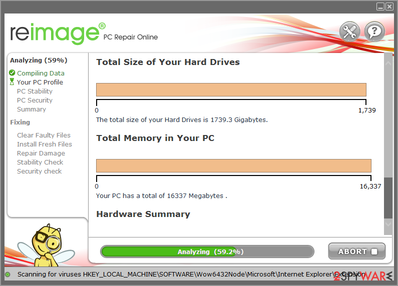 Reimage scan Reimage scan