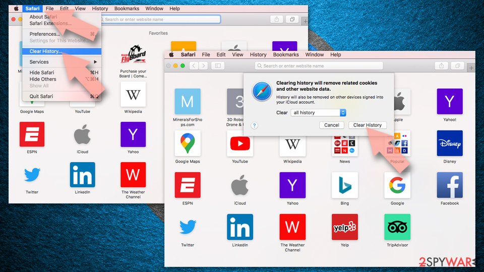 Clear cookies and website data from Safari Clear cookies and website data from Safari