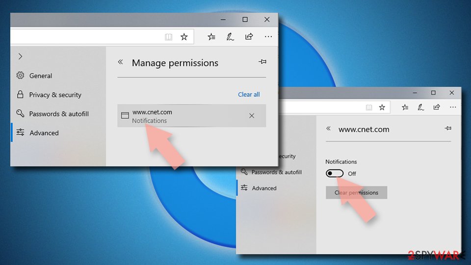 Stop notifications on Edge 2 Stop notifications on Edge 2