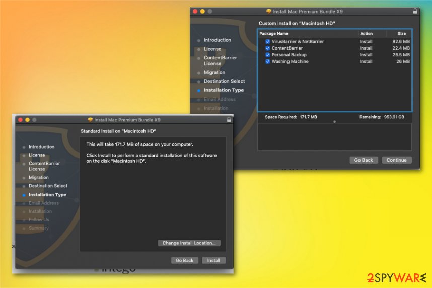 Installation options Installation options