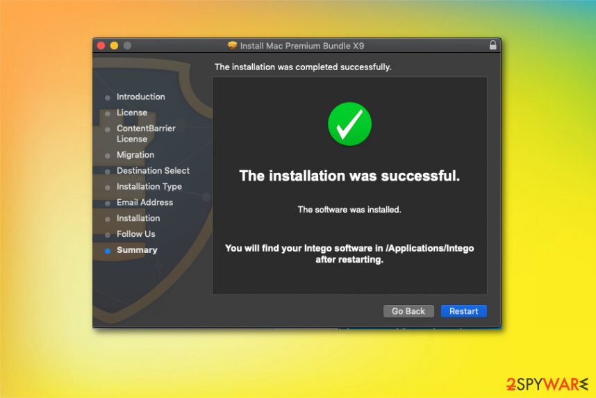 Restart after the Install Restart after the Install