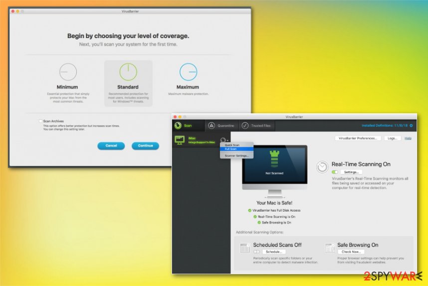 Antivirus application Antivirus application