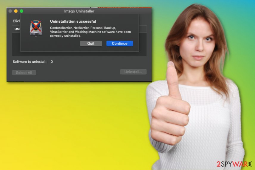 Successfull uninstaller Successfull uninstaller