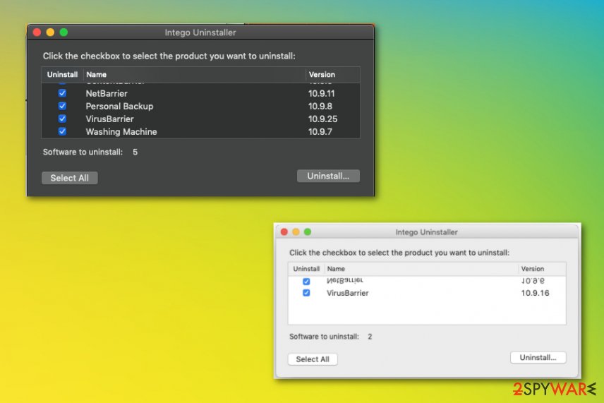 Choose what to uninstall Choose what to uninstall