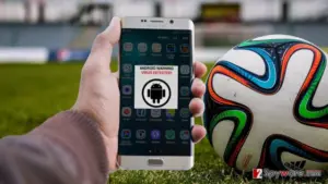 An image of fifa android virus infection
