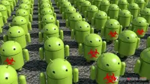 Infected Android apps