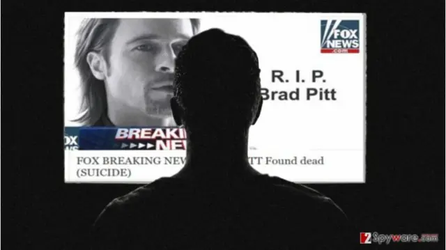 A picture of celebrity death scams