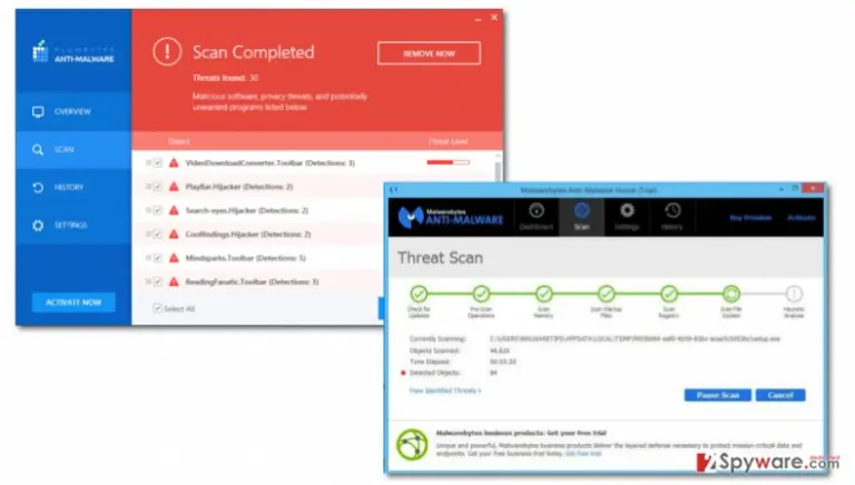 Plumbytes compared with Malwarebytes Antimalware