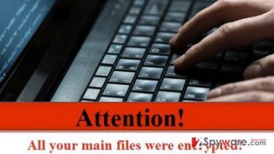 Ransomware protection warning