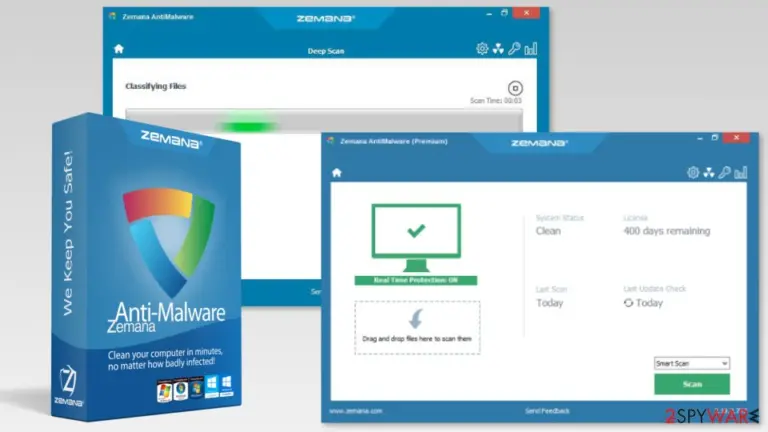 Screenshot of Zemana AntiMalware