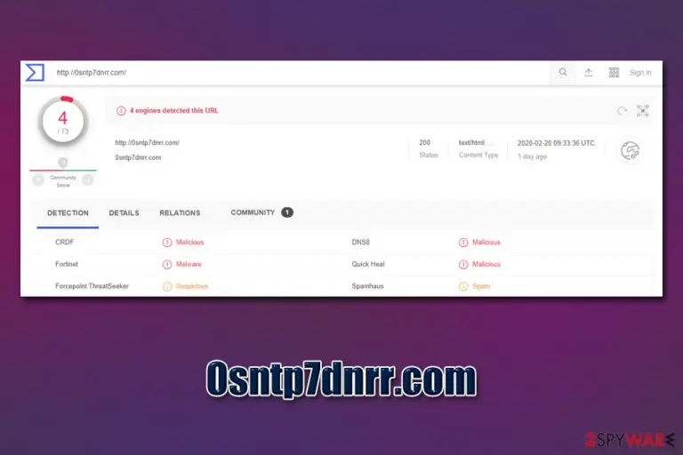 0sntp7dnrr.com detection