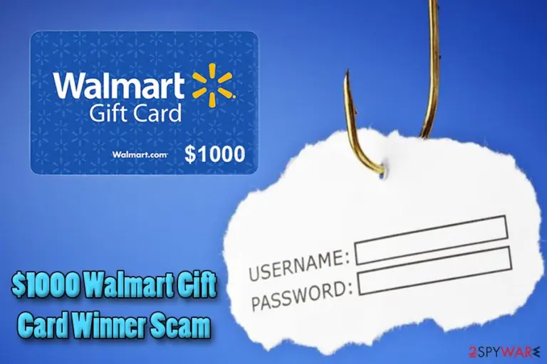 $1000 Walmart Gift Card Winner virus