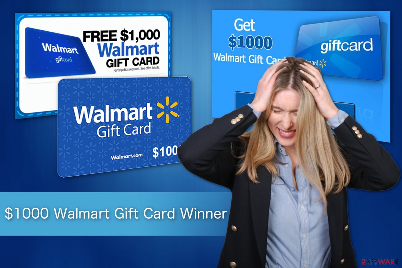 Walmart Gift Card Winner scam Walmart Gift Card Winner scam
