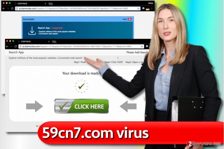 Ads by 59cn7.com virus