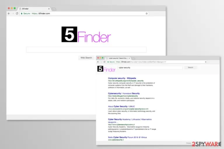Screenshot of 5finder.com