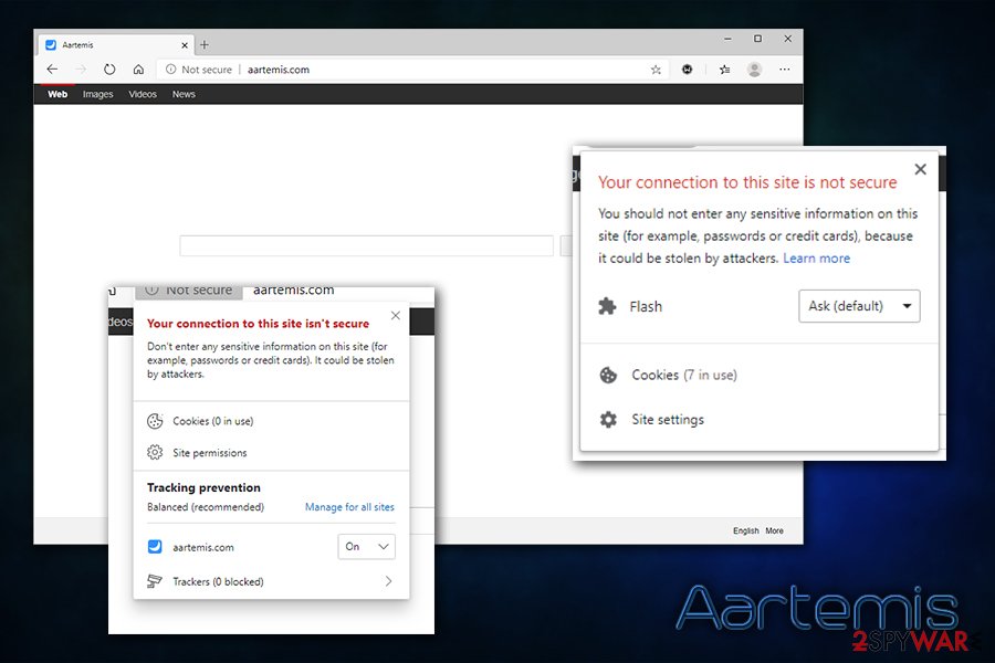 Aartemis insecure connection Aartemis insecure connection
