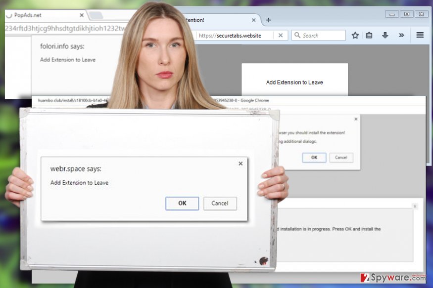Add Extension to Leave ads Add Extension to Leave ads