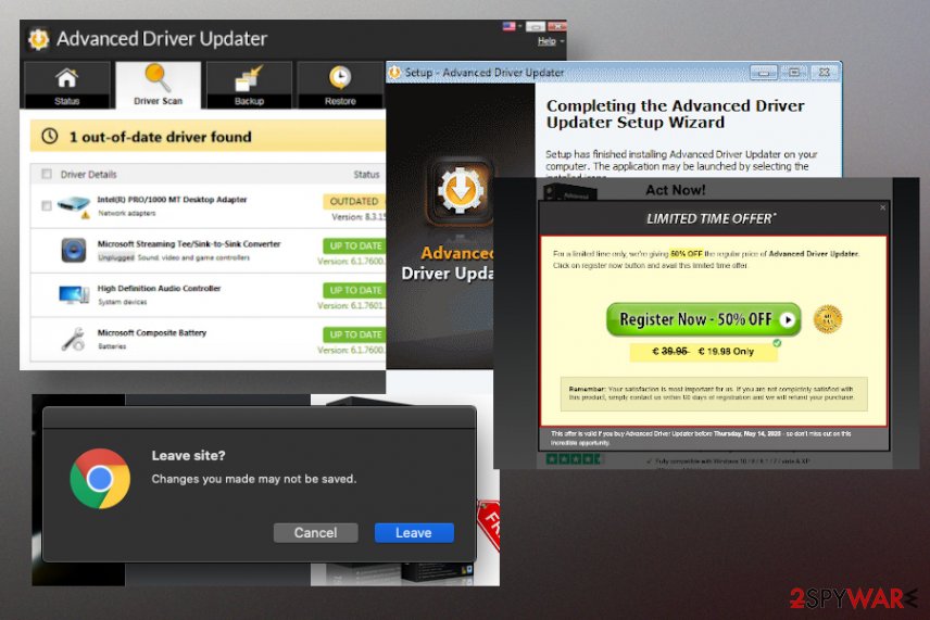 Advanced Driver Updater virus Advanced Driver Updater virus