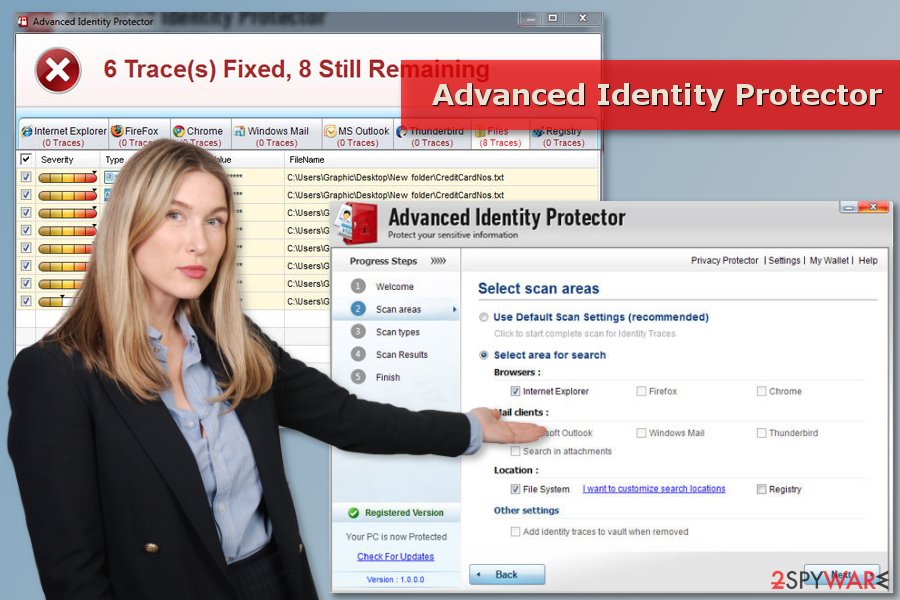 Advanced Identity Protector scan Advanced Identity Protector scan