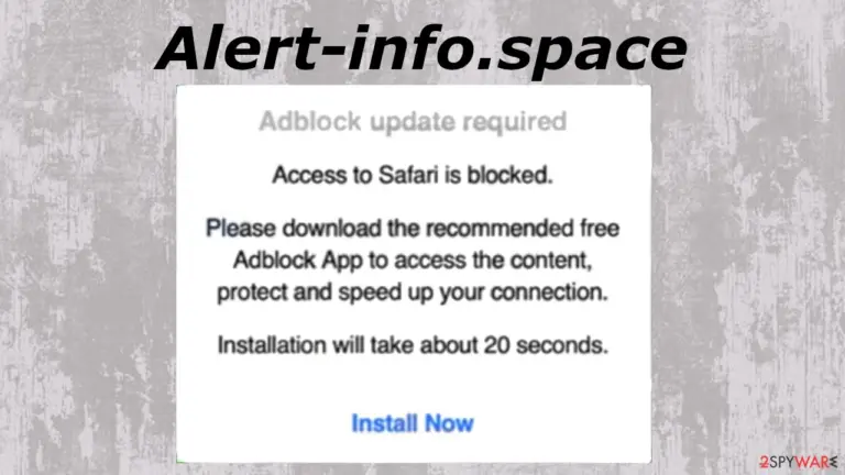 Alert-info.space virus